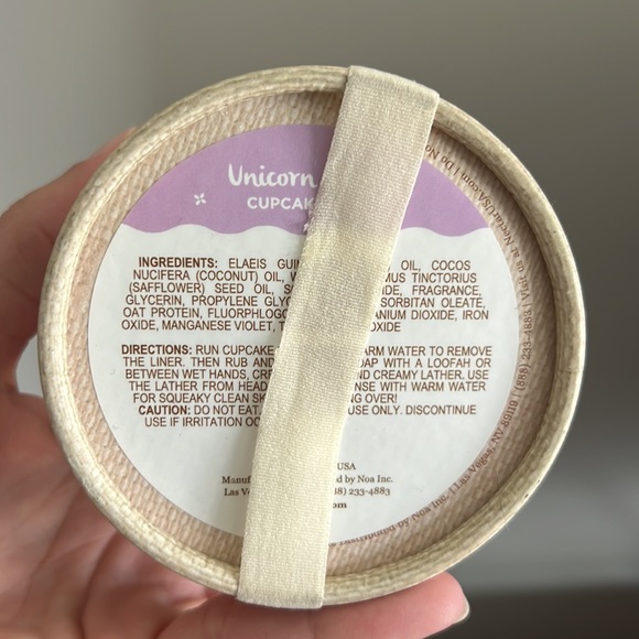 Unicorn Swirl Cupcake Soap - Picture 5 of 5